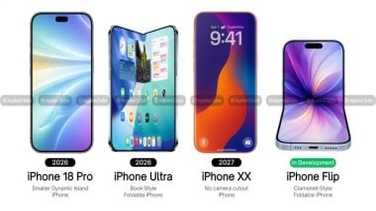 تسريبات آيفون الجديدة.. نسخة قابلة للطي وموديل ألترا يظهران في عام 2026